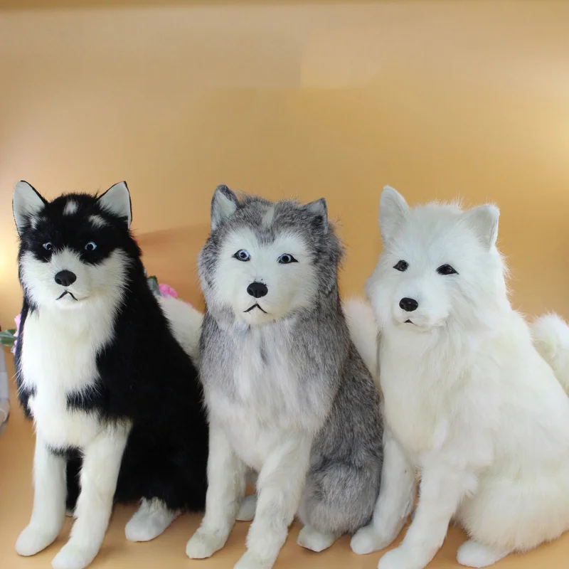 Имитация настоящая собачка подарок для ролевых игр Настольная мебель имитация