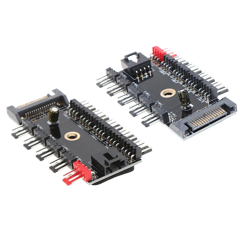 

12V 10Way 4pin fan hub speed control regulator cpu fan interface for pc case