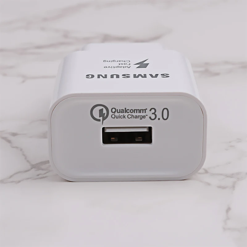 Оригинальное Адаптивное быстрое зарядное устройство Samsung USB-адаптер 1 2/1 5 м кабель