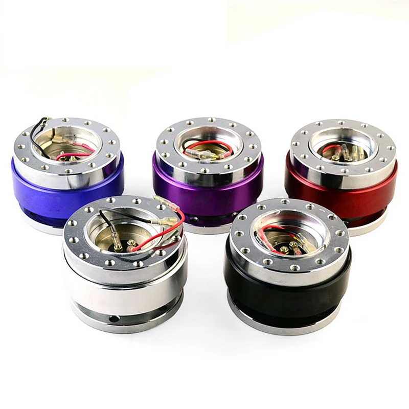 Универсальный Алюминиевый быстросъемный адаптер для рулевого колеса с 6