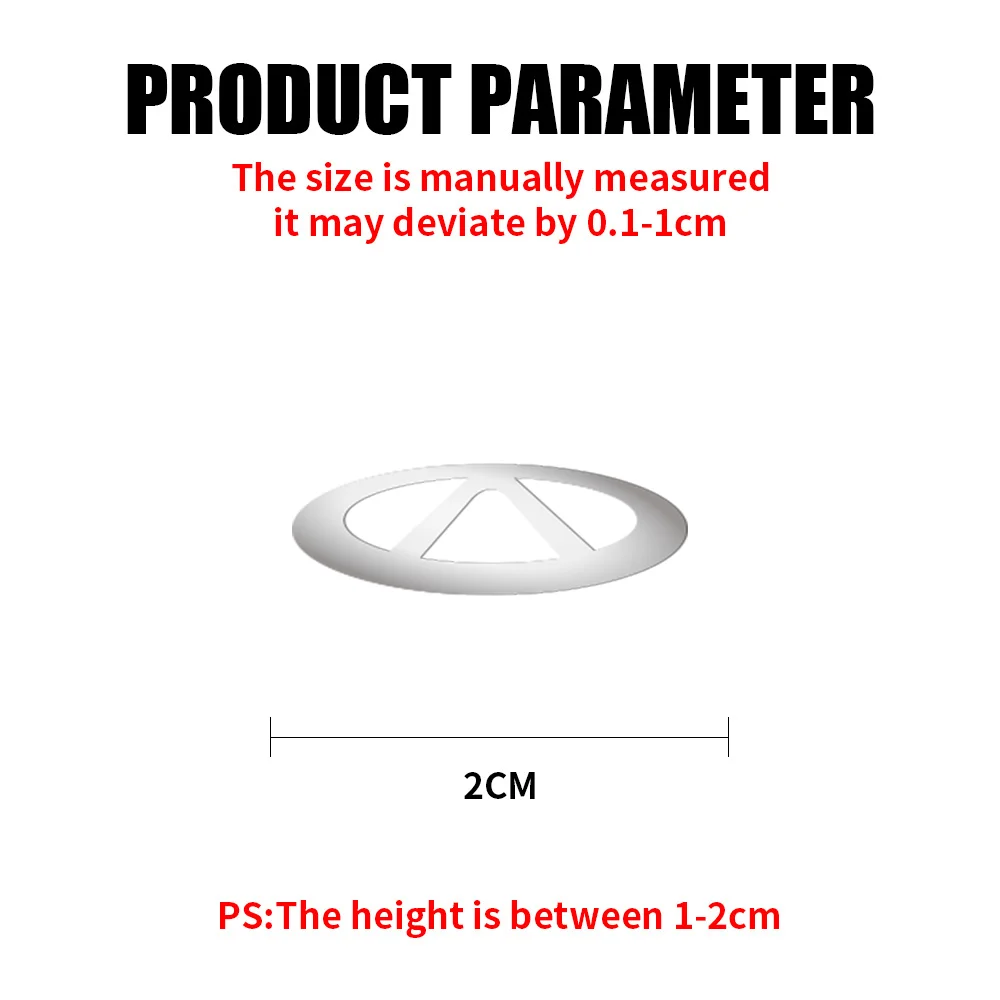 10pcs 3D Car Styling Interior Nickel Stickers Badges Auto Decoration For Audi S line A3 8p 8v 8l A4 b8 b6 b9 A6 c7 A5 Q5 Q3 A1 - купить по