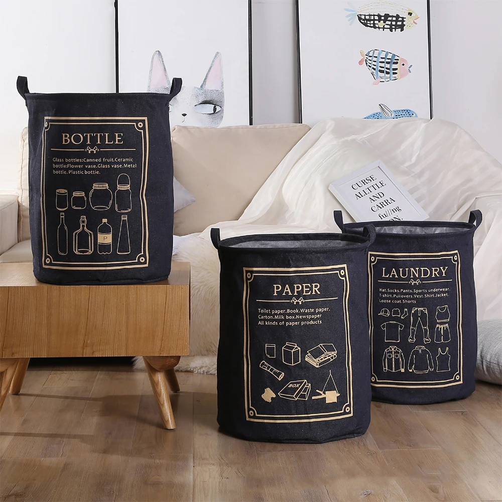 Urijk складная корзина для белья хранения холста сумка одежды детские игрушки