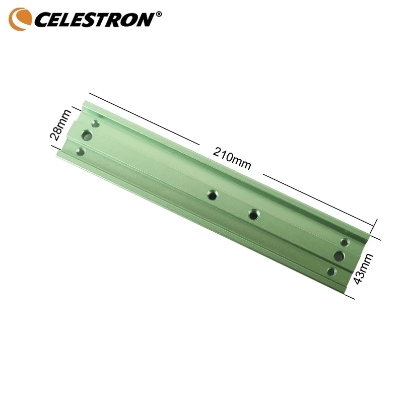 

Celestron Dovetail Mounting Plate 210mm Metal For Astronomy Telescope Equatorial Tripod Long Version For Monocular Binoculars