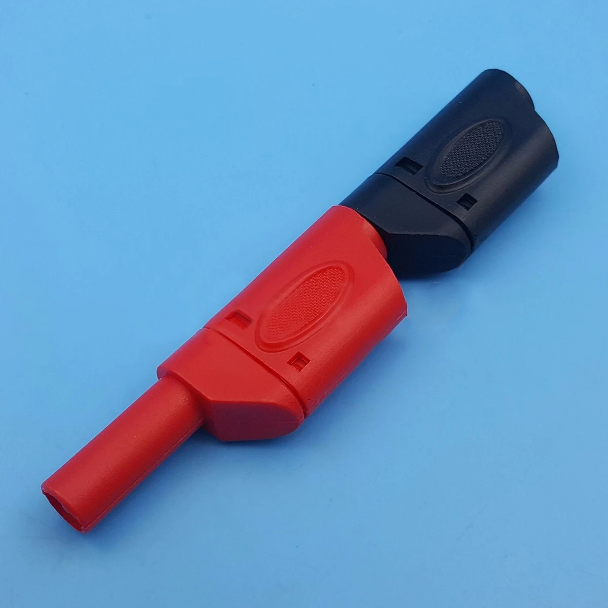 10 шт. красные черные полностью изолированный 4 мм Мужской стекируемые