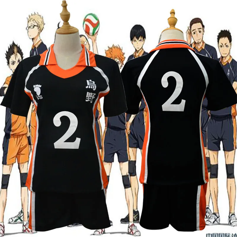 Спортивная форма для Волейбольного клуба Аниме Haikyuu Cosplay Костюм Karasuno Хината Syouyou