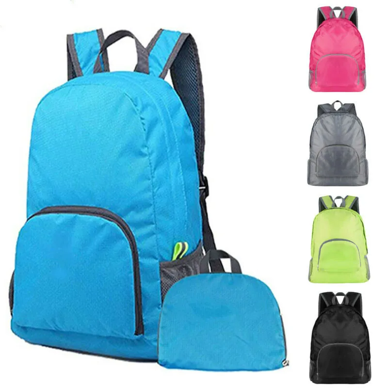 Унисекс Складной Открытый Спорт Туризм Кемпинг путешествия рюкзак|Мужские