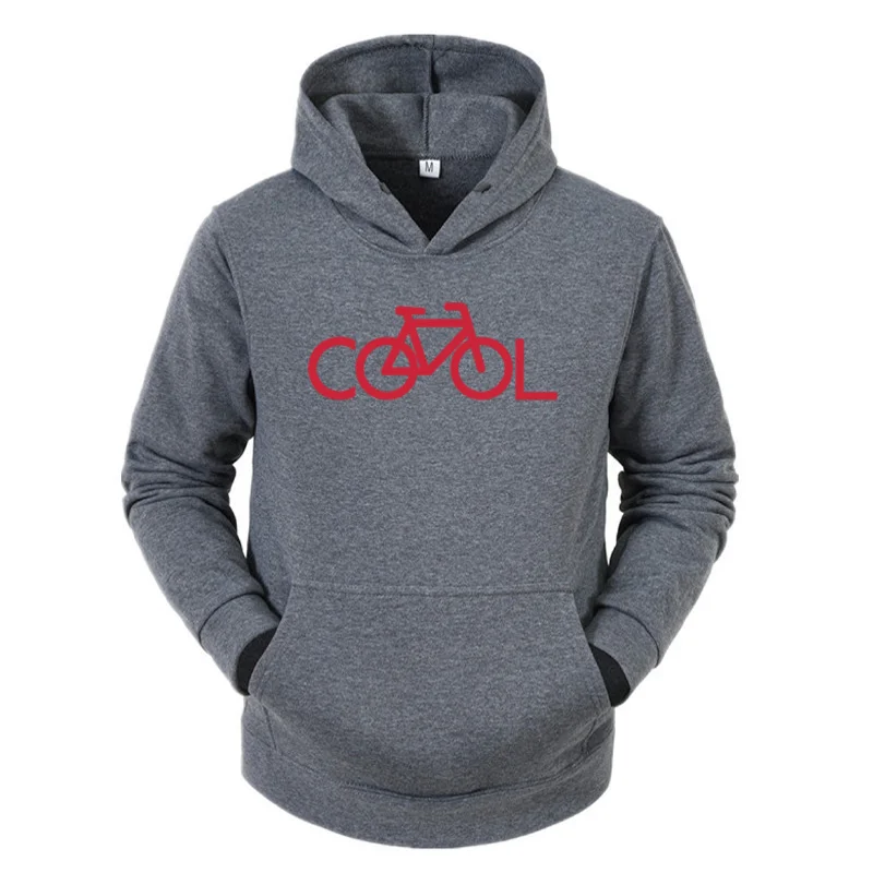 

2021 O-Neck Mens Clothe Autumn 100% Cotton Pullover Man Hoodie Bike It's Cool Tops Leisure Brand Hoody Men Long Sleeve Hoodies
