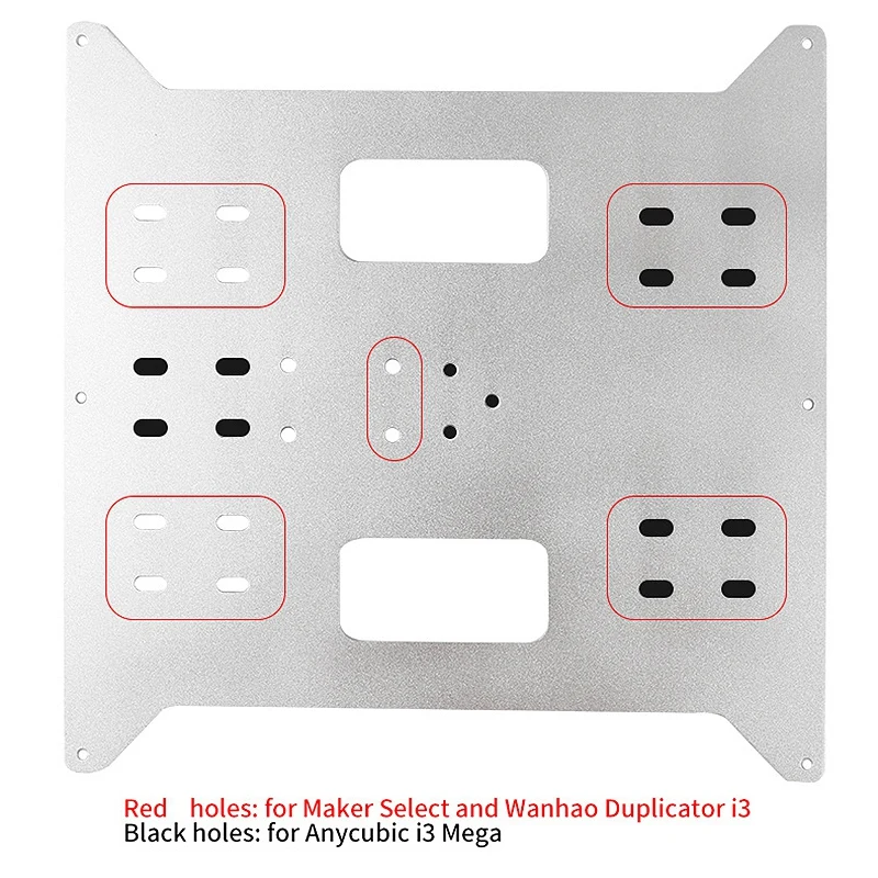 Замена обновления алюминиевая осевая каретка Y пластина + Sc8Uu слайдер Набор для