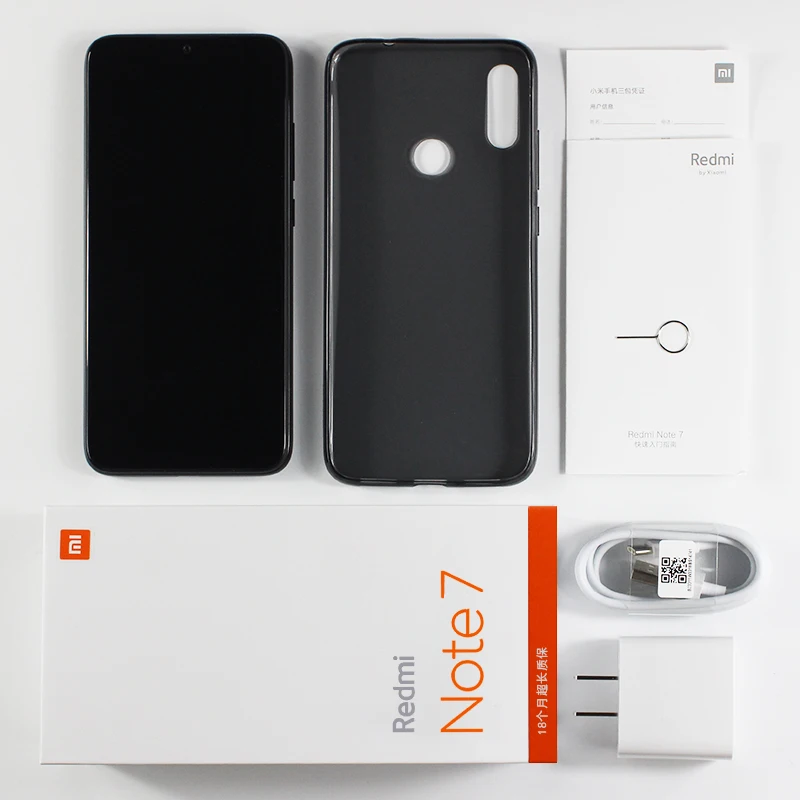 Redmi Note 7 с глобальной ПЗУ, 6 ГБ ОЗУ, 64 Гб ПЗУ, 48 Мп+ 13 МП камера, 4000 мАч, Смартфон Snapdragon 660, четыре ядра, дисплей 6,3 дюйма, 2340*1080