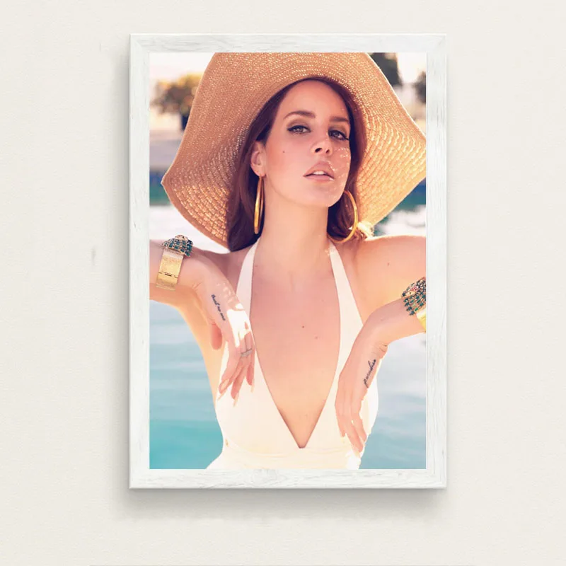 10 Lana Del Rey поп-Певица модель художественная живопись высокое качество холст картина плакат Настенные украшения для детской комнаты без рамки o444 - Цвет: 10