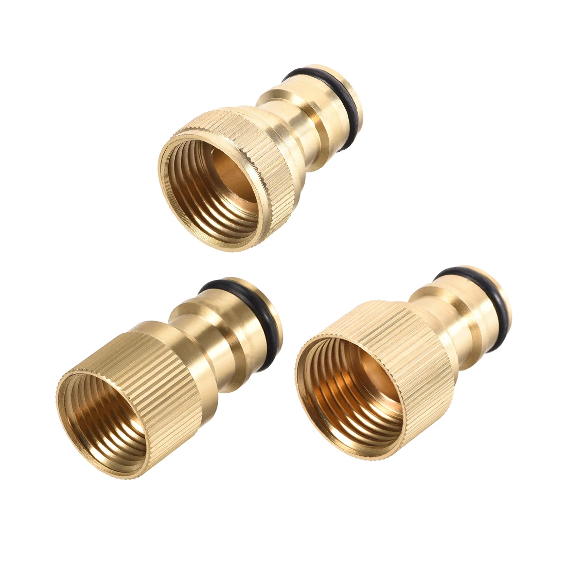 

uxcell Brass Faucet Tap Quick Connector Female UNC Thread Hose Pipe Socket Adapter Fitting for Garden Irrigation System