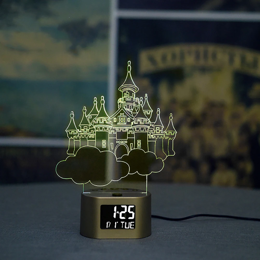 12 мультяшных стилей 3D ночник настольная лампа изменяющаяся новинка светодиодный