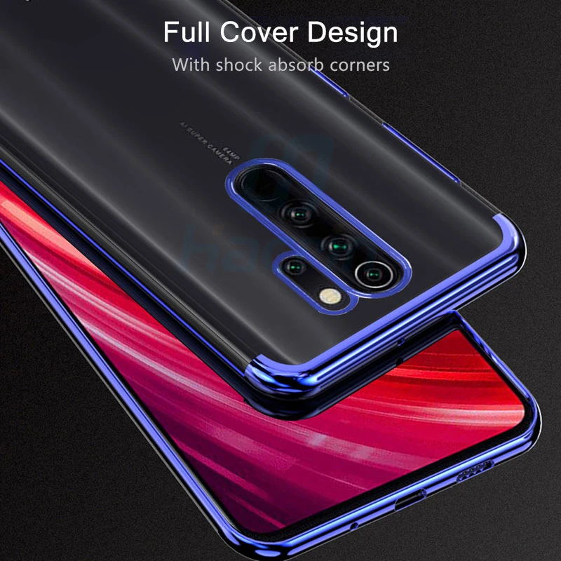 Чехол для телефона Xiaomi Redmi Note 8 Pro чехол роскошный бампер силиконовый прозрачный