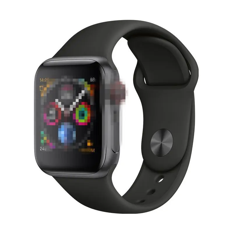 Умные часы IWO 8, Bluetooth, умные часы, серия 4, пульсометр, ЭКГ-шагомер, напульсники, фитнес-трекер, часы для iPhone, Xiaomi - Цвет: 1Pcs Black