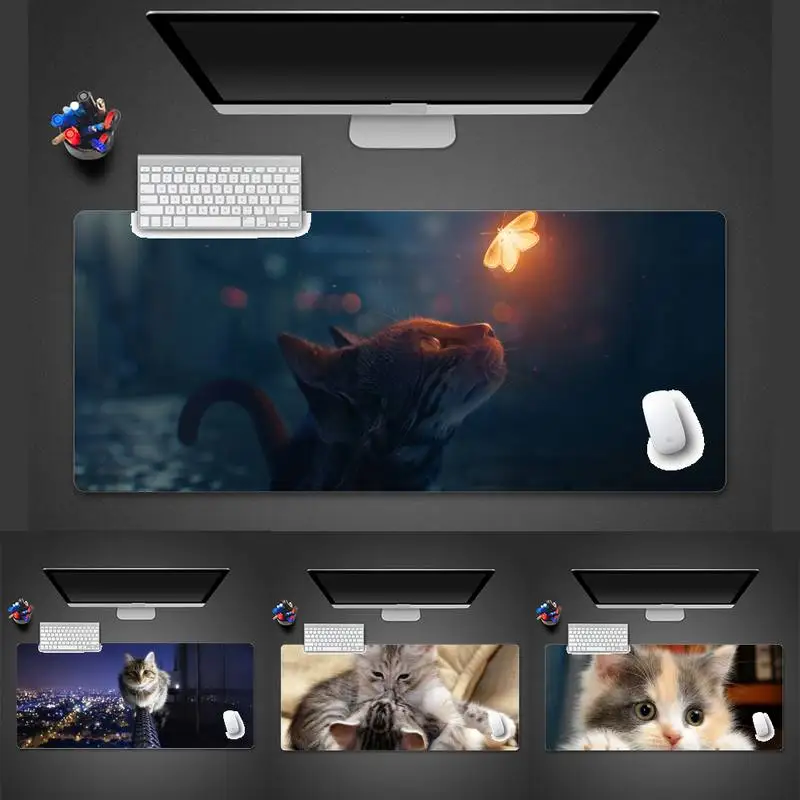 

cat funny cute pet Beautiful Anime Mouse Mat Desk Table Protect Game Office Work Mouse Mat pad