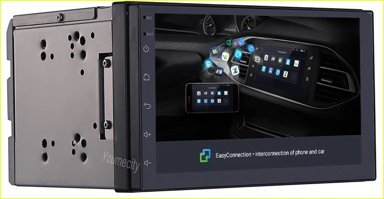 2G ram 2 din Android 9,0 Универсальный Автомобильный dvd-плеер головное устройство juke qashqai almera x trail note X-TRAIL sentra для Nissan gps wifi