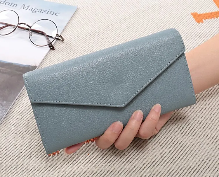 

2021 Luxury Brand New Fashion Women Wallets Long Multi-Functional Wallet Purse Fresh PU Leather Female Clutch Card Holder XBL306
