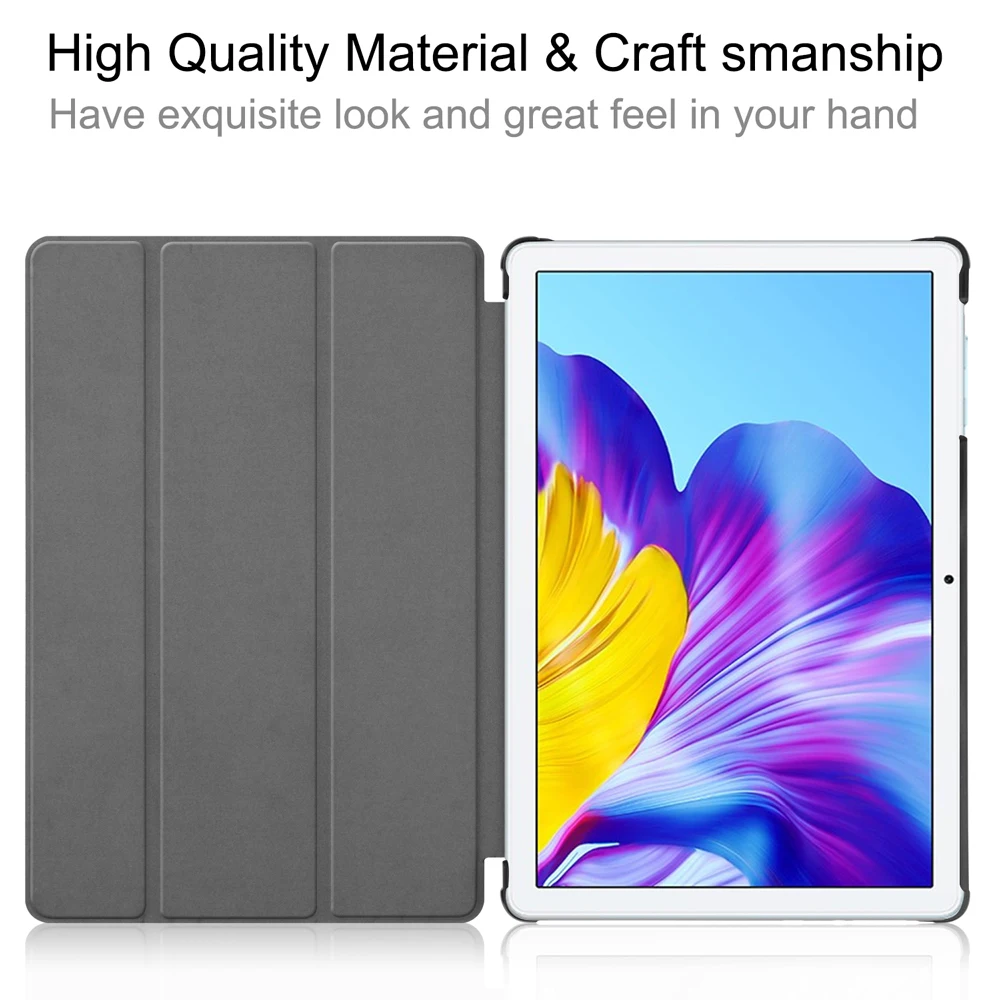 Case for Huawei MatePad T10 9.7&quot 2020 AGR-L09/W09 Slim Folding Stand Flip Cover PU Leather T10s 10.1&quot AGS3-L09 | Компьютеры и
