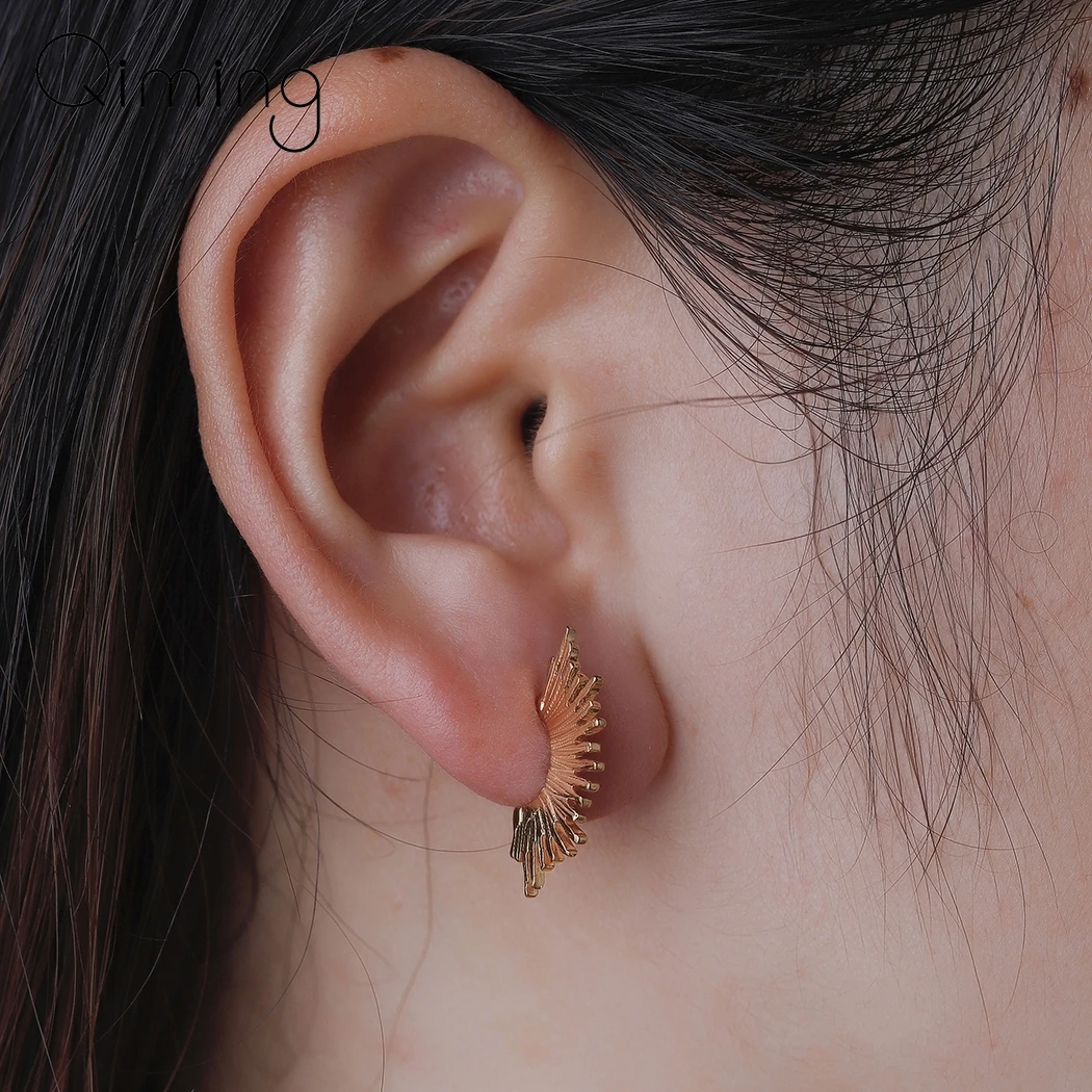 Винтажные женские серьги-гвоздики в стиле панк модные минималистичные ювелирные