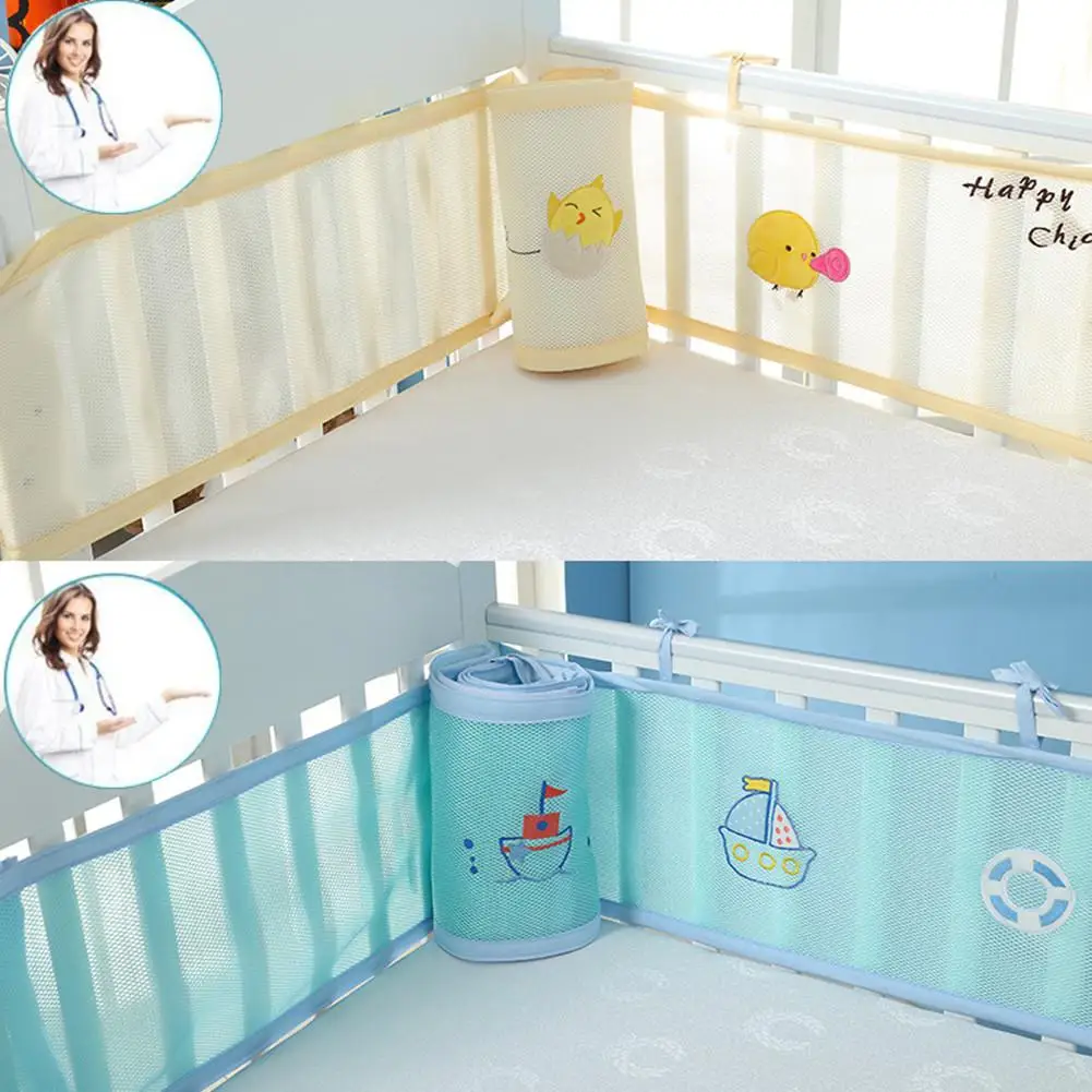 Kidlove/2 шт., детская дышащая защита на кровать с мультяшным принтом, защита на кровать, забор, товары для безопасности детей, уход за ребенком