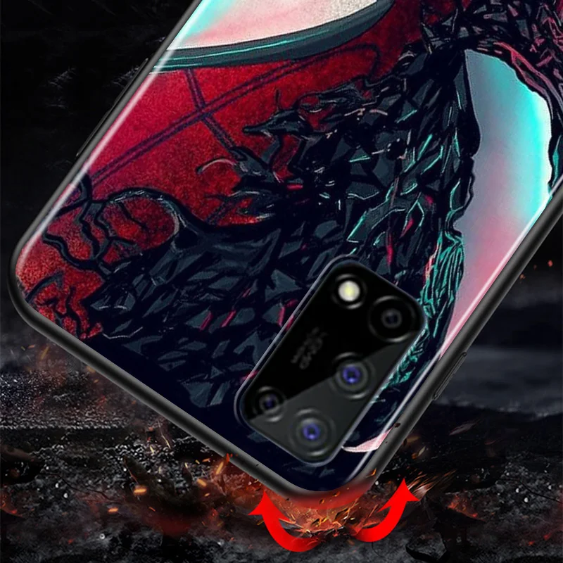 

Marvel Avengers Super Hero Venom For Huawei Honor V9 Play 8S 8C 8X MAX 8A Prime 8 7S 7A Pro 7C TPU Silicone Black Phone Case