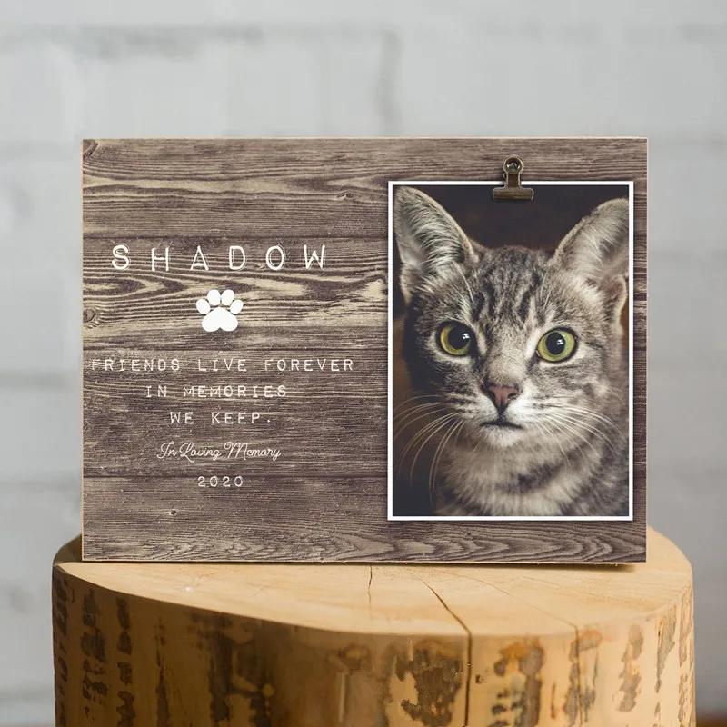 Фоторамка потеря сочувствия кошки собаки персональная фоторамка в память о
