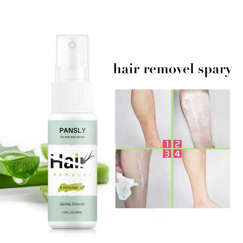 

50ml Hair Growth Removal Inhibitor Spray Intimate Legs Armpit Beard Bikini Body Painless Facial Stop Hair Spray Permanant TSLM1