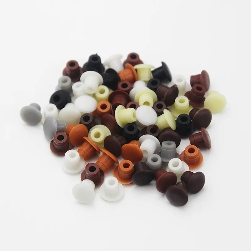 100 шт. 5 мм крышки для отверстий в мебели Пылезащитная заглушка шкафу защитная