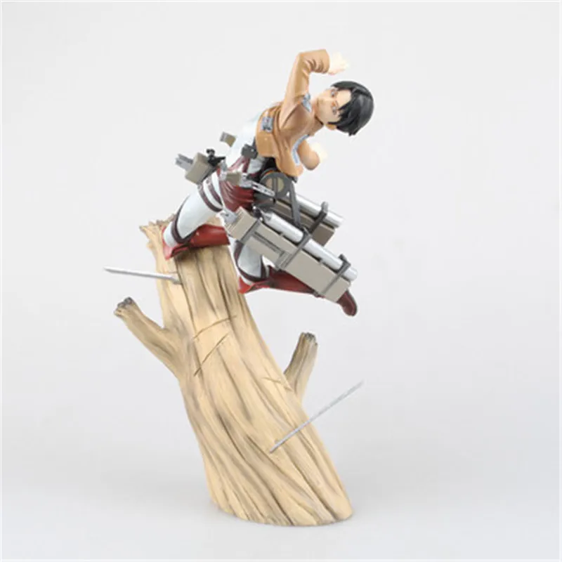 

25cm 1/8 Scale Deluxe Anime Attack on Titan Levi Ackerman Action Figure PVC Pre-Painted Excellent Model Toy Boy Collections Gift