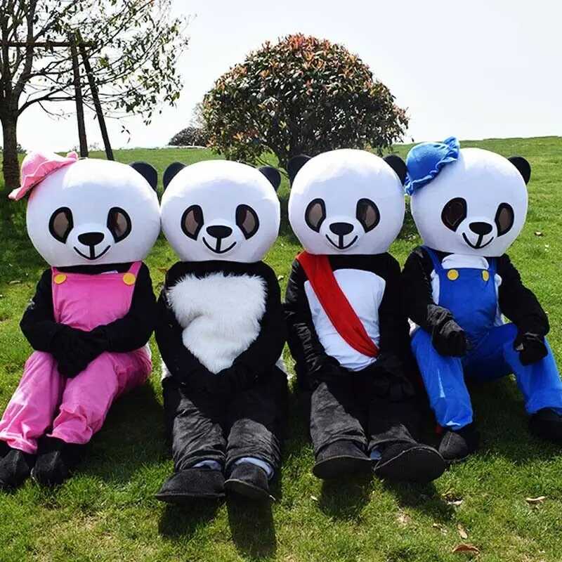 

Panda Mascot Costume Cosplay Furry Suits Party Game Fursuit Cartoon Dress Outfits Carnival Halloween Xmas Easter Ad Clothes