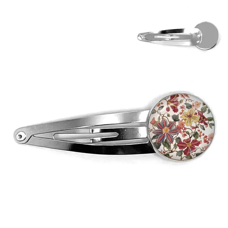 Шарм хна Йога амулет дамы шпильки 20 мм бижутерия со стеклянными кабошонами