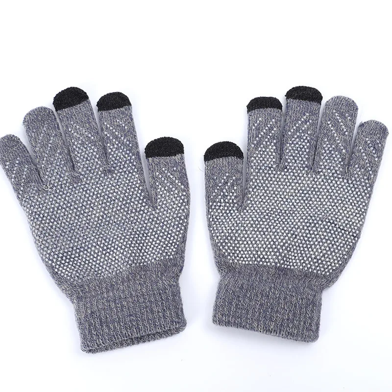 Месте более анти-скользящие перчатки чтобы согреться сенсорный Однотонная