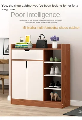 

Экологически чистый шкаф для обуви с рисунком в прихожей, креативный и практичный модный простой трехрядный двойной фотоальбом