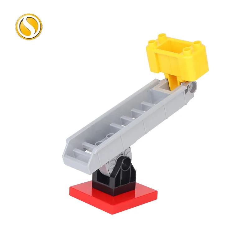 

Trailer Car Motorcycle Boat Big Building Blocks Collocation Vehicle Accessory Kid DIY Toys Compatible Big Size Bricks Set Gift