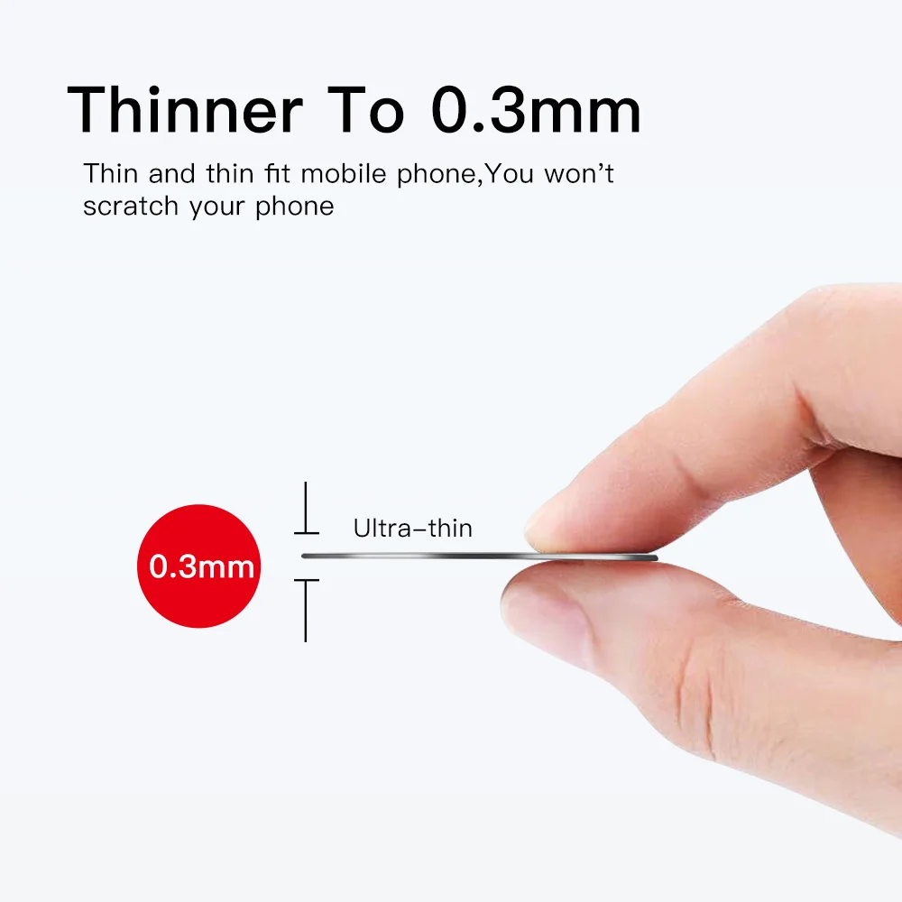 fonken metal plate disk for magnet car phone holder ultra thin iron sheet for iphone 12 11 8 magnetic phone holder accessories free global shipping