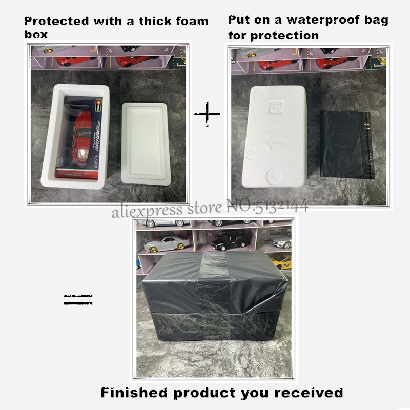 

Bburago 1:24 Ferrari 599 GTO black collection manufacturer simulation alloy car model crafts decoration collection toy gift