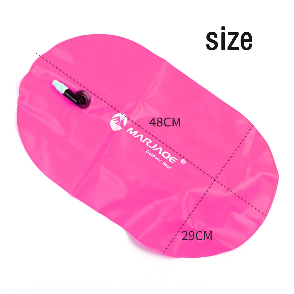 

1pcs Swimming Float Bag Waterproof PVC Inflatable Swim Buoy Water Sport Lifesaver Life Buoy Air Dry Tow Sailing Flotation Bag