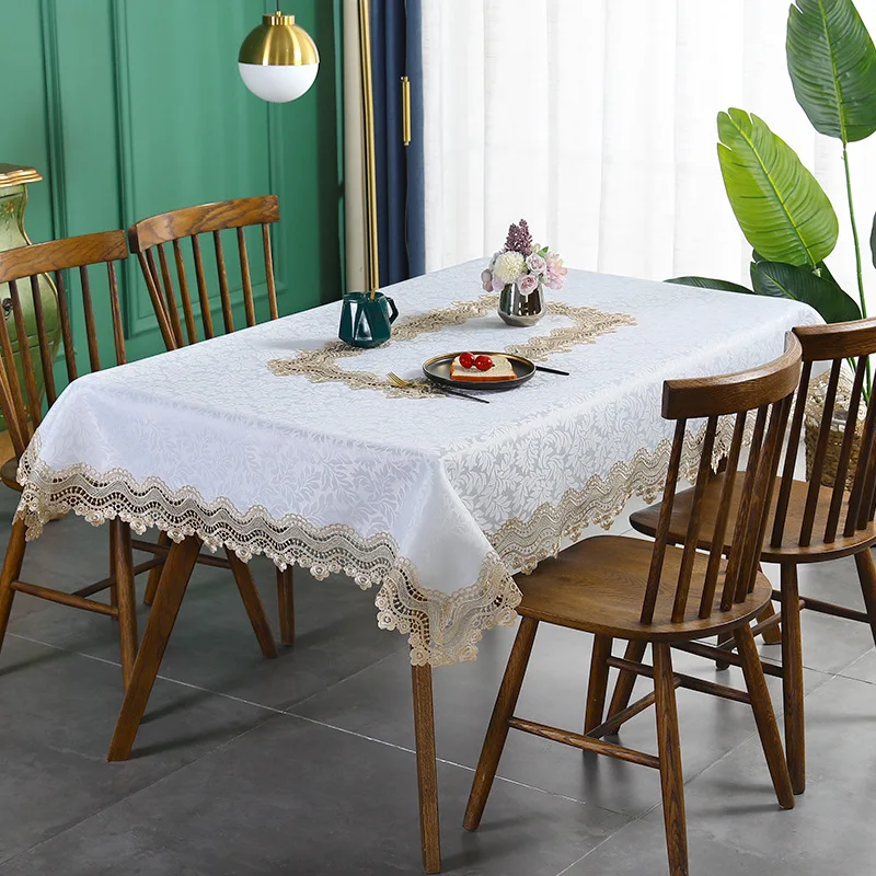 Модная дизайнерская роскошная кружевная скатерть в скандинавском стиле