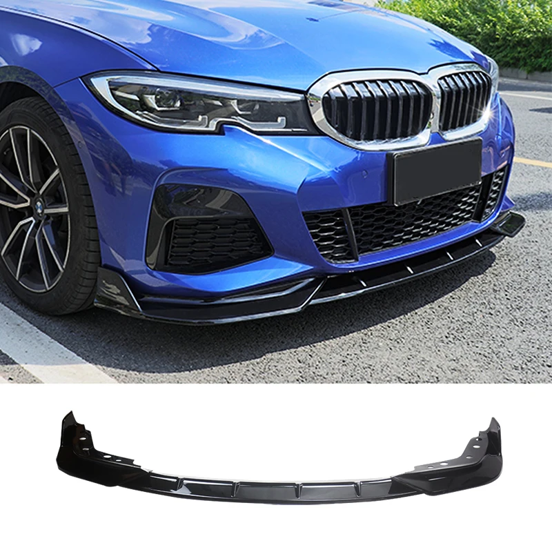 Передняя губа LOYAL для 2019 2020 2021 BMW 3 серии G20 G28 M спортивный бампер спойлер сплиттер