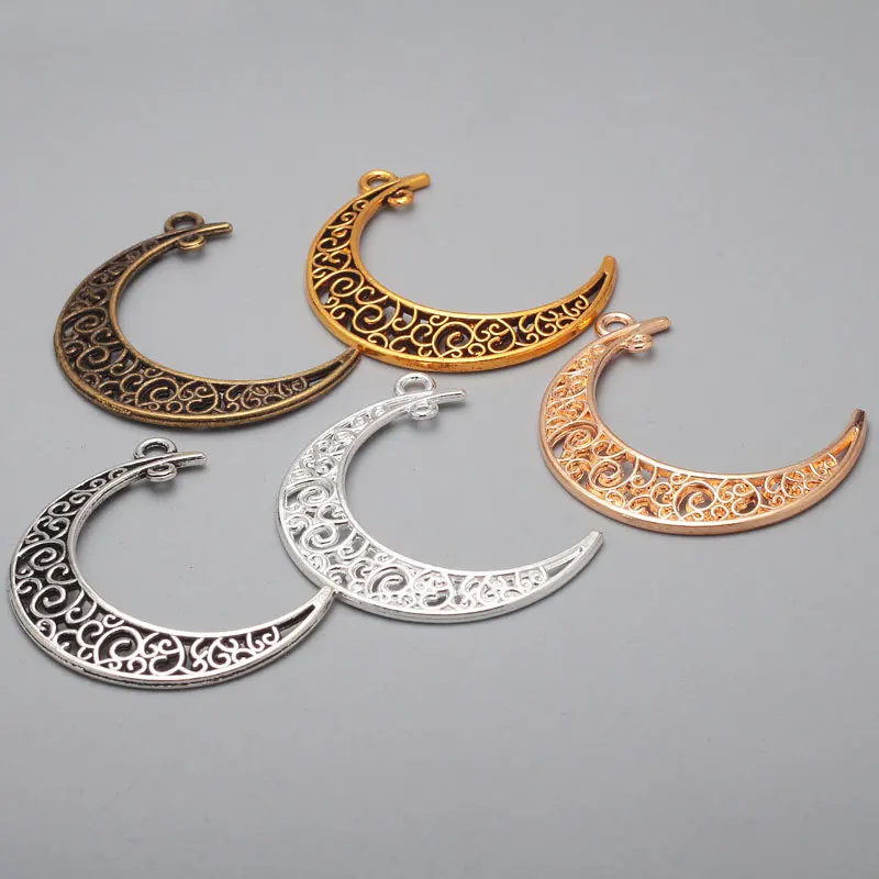 10 шт. Модный кулон с подвеской в форме Луны для ожерелья ручной работы аксессуары
