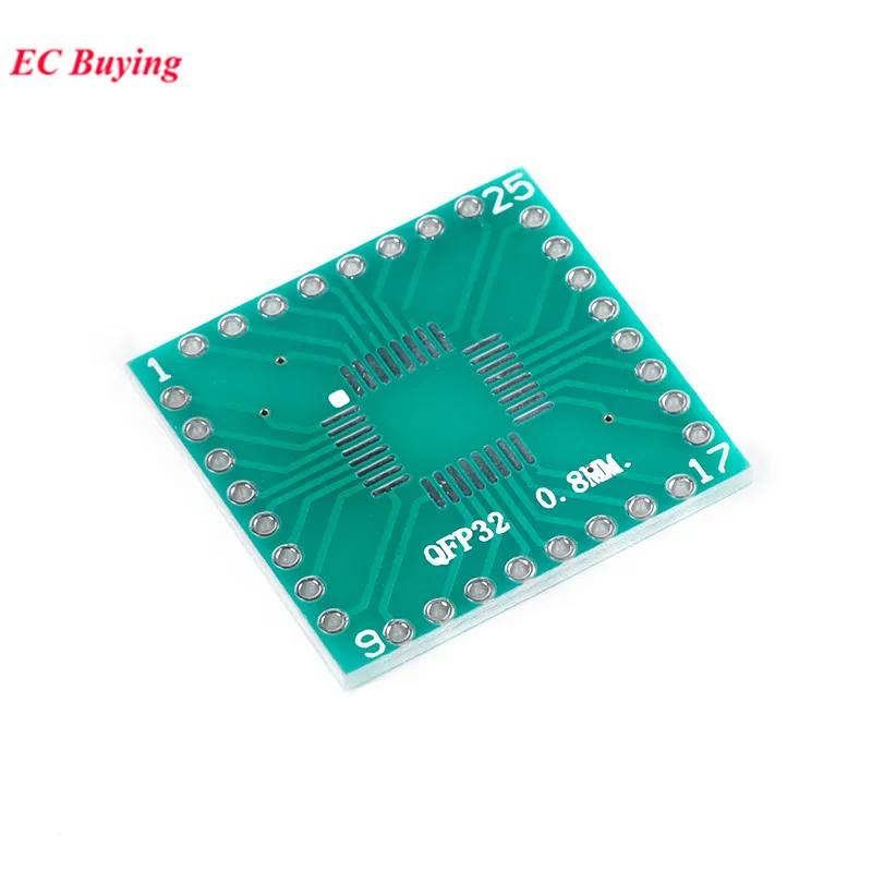 10 шт. печатная плата LQFP32 SSOP32 FQFP32 TQFP32 адаптер PCB Pinboard SMD к DIP32 DIP Pin тестовая пластина