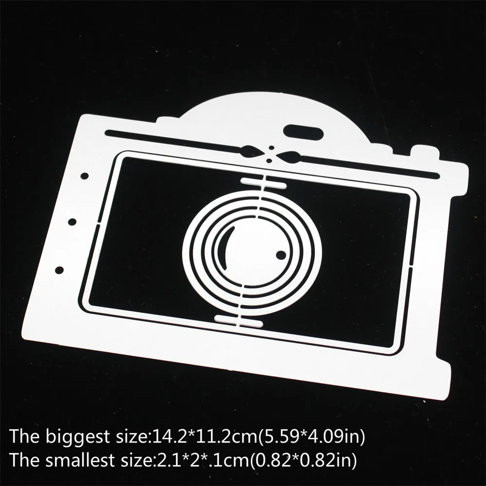 

KSCRAFT Camera Metal Cutting Dies Stencils for DIY Scrapbooking Decorative Embossing DIY Paper Cards