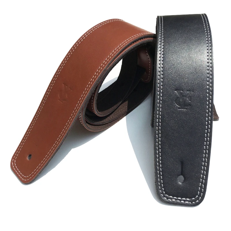 Качественный кожаный регулируемый ремень для гитары мягкий бас ремни аксессуары