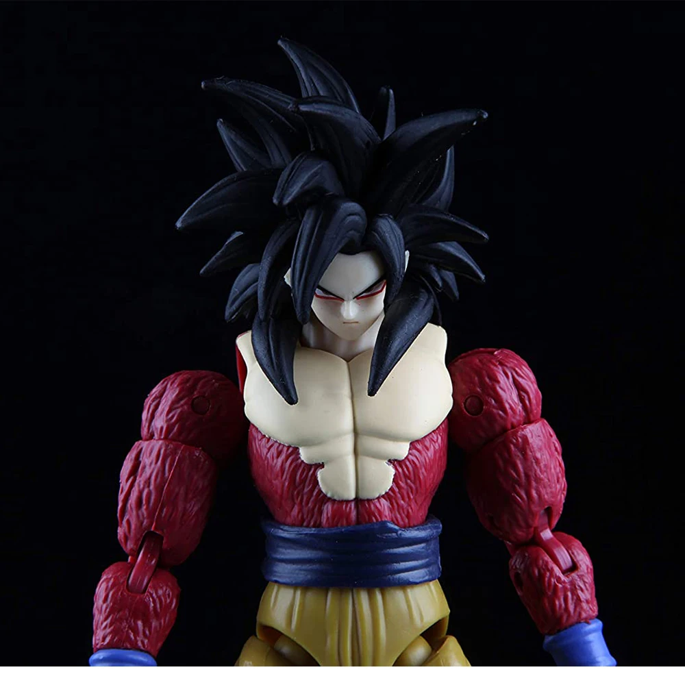 

Original Bandai Dragon BallSuper Saiyan 4 Goku Figure 15cm Action PVC Anime Figura Model Collection Kids Toys