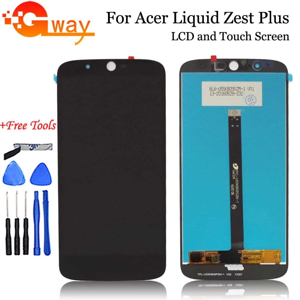 ЖК дисплей для Acer Liquid Zest Plus 5 дюйма + сенсорный экран сменная стеклянная панель