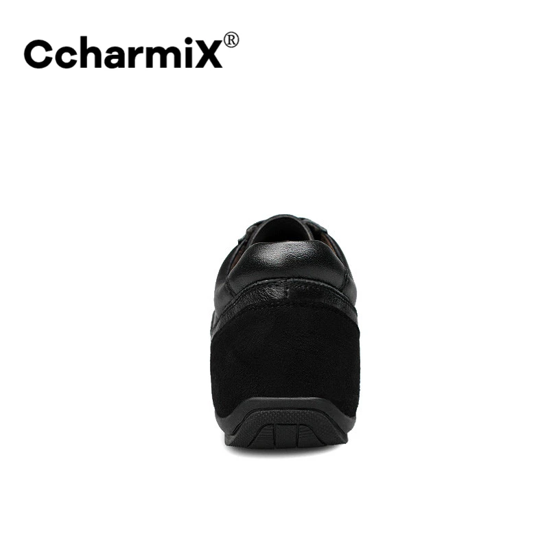 CcharmiX мужская повседневная обувь из натуральной кожи большой размер 36-48 модная