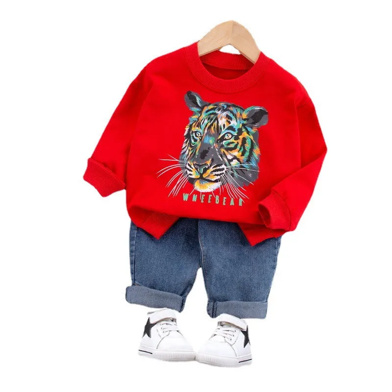 

New Spring Autumn Baby Girls Clothes Toddler Casual Costume Children Boy Cartoon T-Shirt Pants 2Pcs/Sets Kids Infant Tracksuits