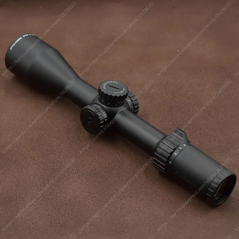 Пирамида PTF 3-18x50 винтовочный прицел Mil Dot First Foucs трубка Водонепроницаемая 1 25