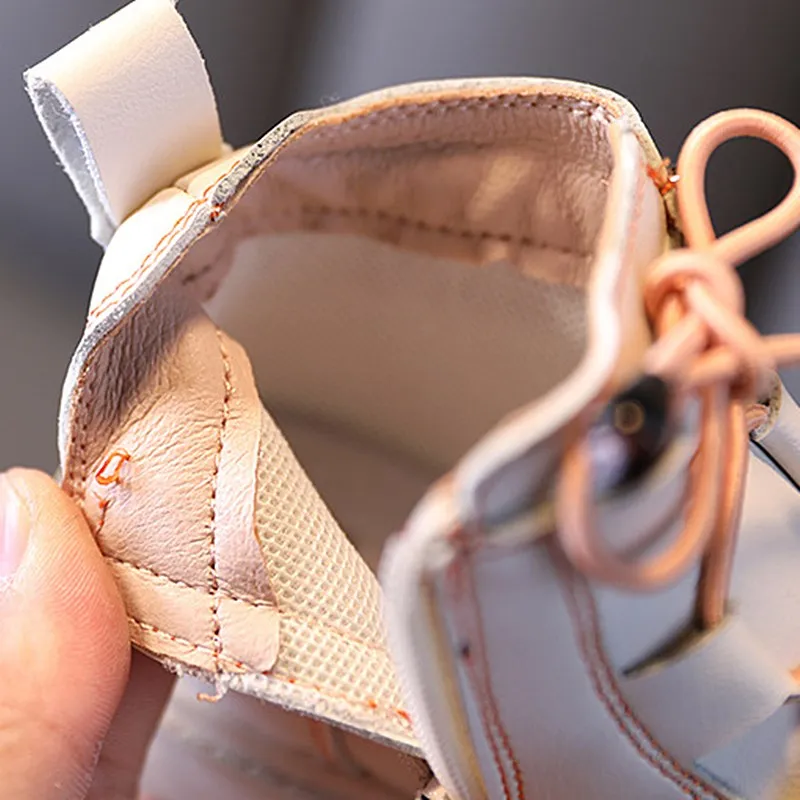 

AOGT 2020 Autumn/Winter Baby Boots Infant toddler Shoes Fashion Soft PU Leather Non-slip Child Baby Boys Girls Boots