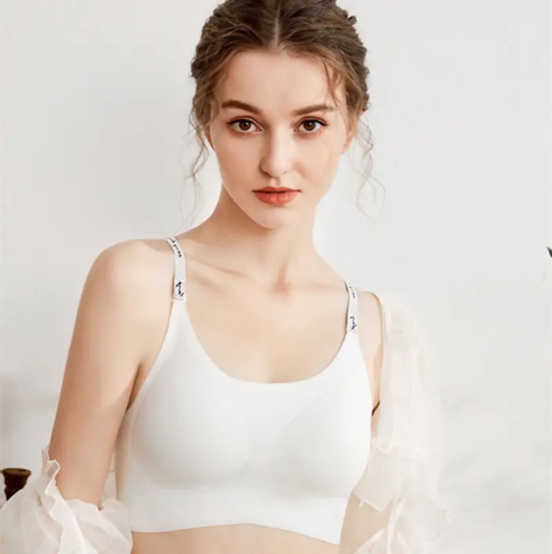 

Женский бюстгальтер без следов, без бретелек, с буквенным принтом